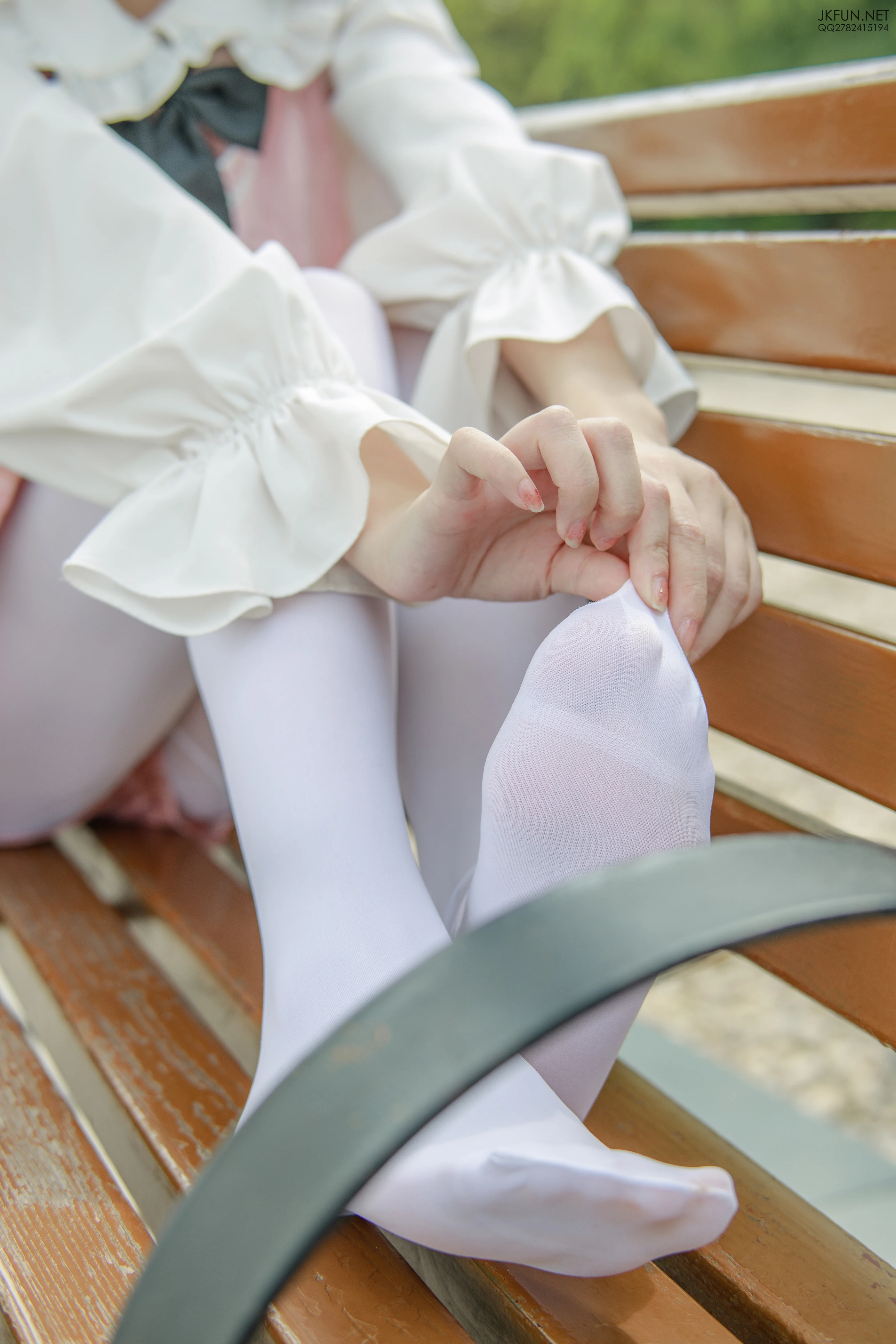 森萝财团 [JKFUN-007] 默陌 80D白丝 [126P 1V]插图5